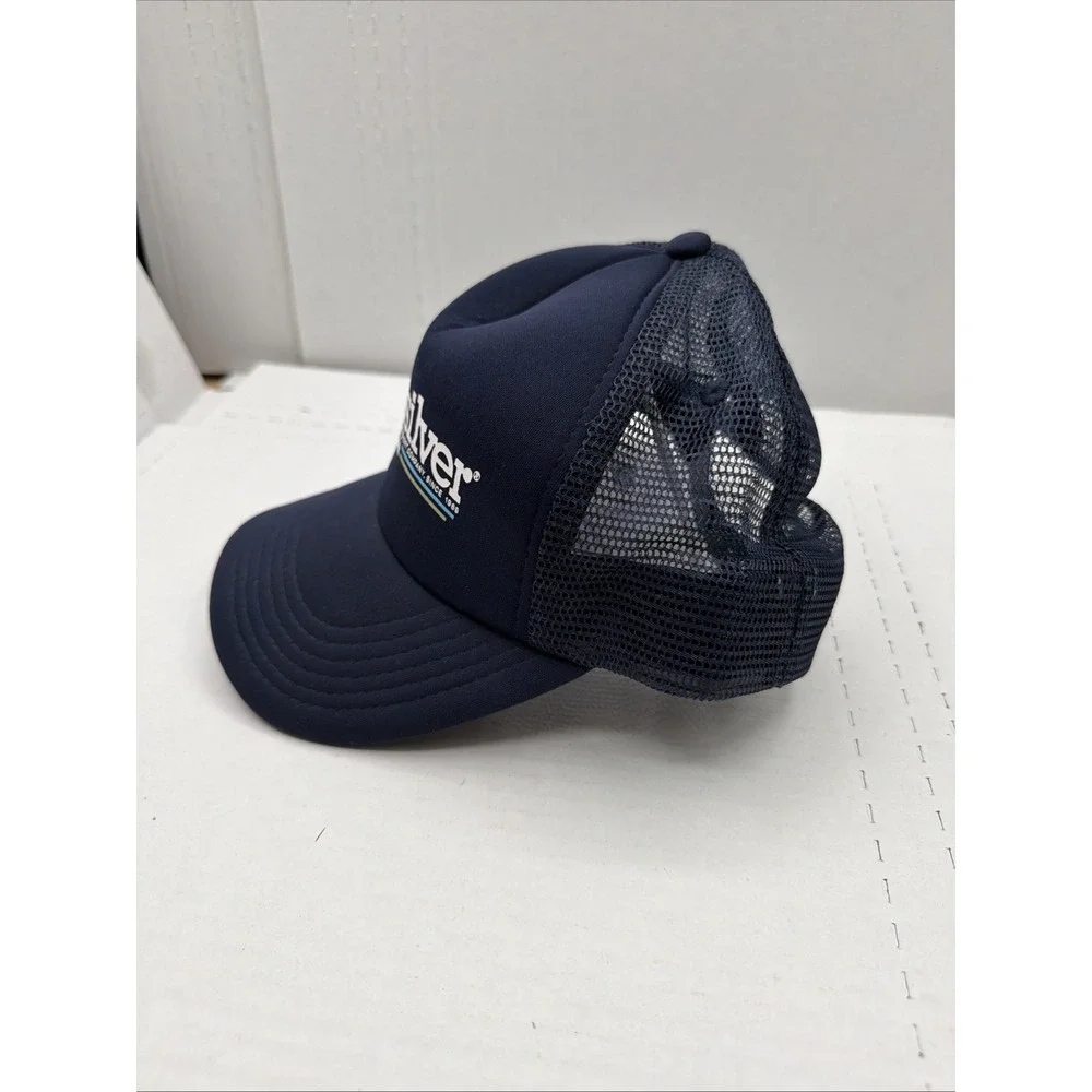 Quiksilver Trucker Cap Snapback Boys 50 cm Mesh Blue Hat Surfer Beach NWOT - Picture 6 of 12